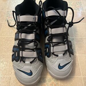 nike air more uptempo
 Black and Gray Sneakers